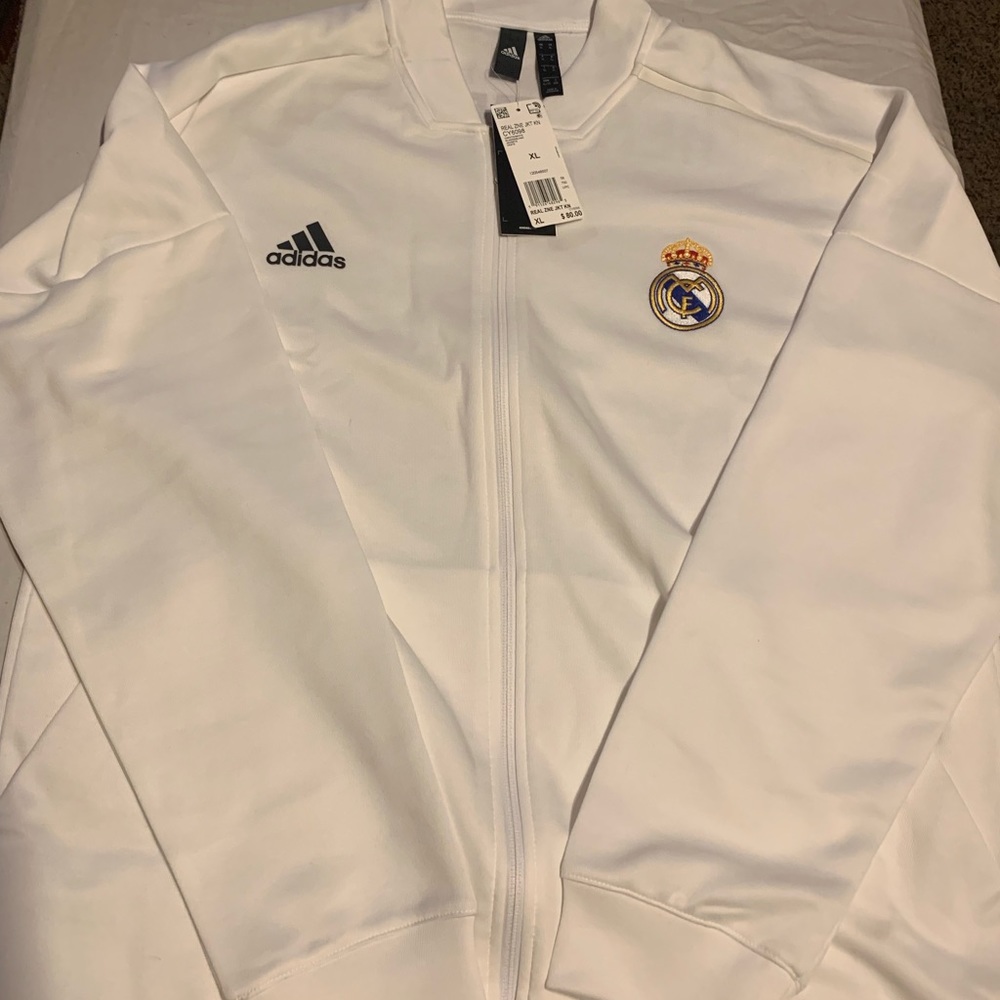 Adidas white jacket
